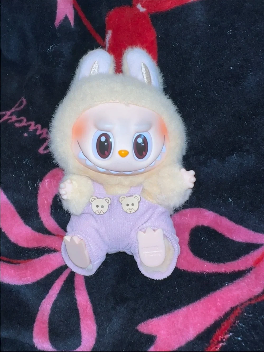 Bear pink outfit for labubus